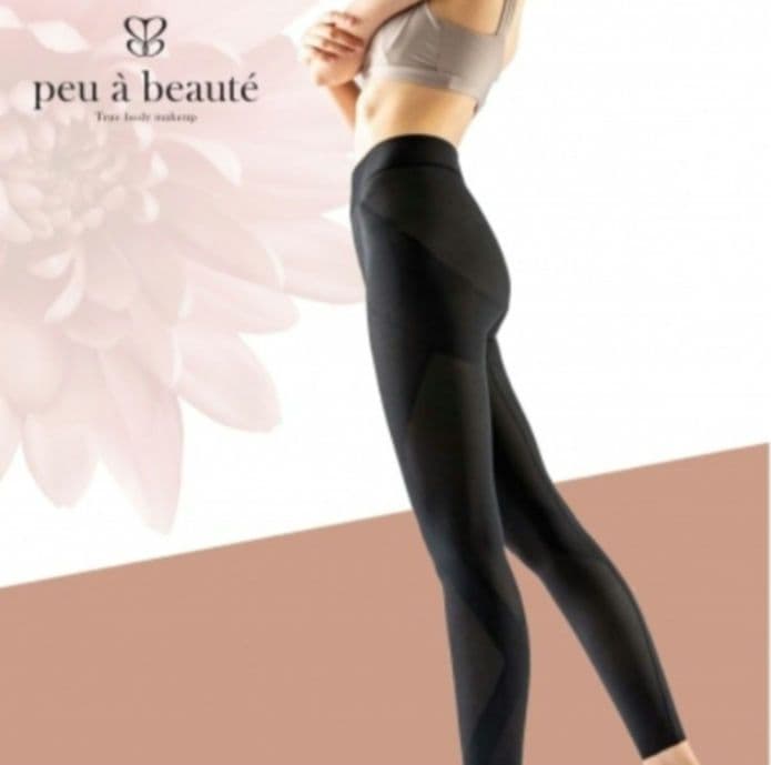 peau à beauté ブラック スパッツ LL