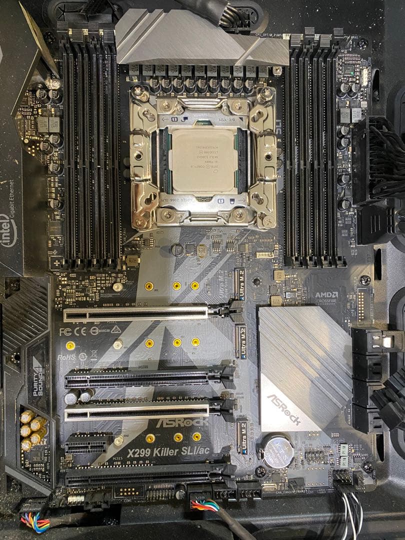 マザーボード ASRock X299 killer i9-7900x 3.3GHz 32GB