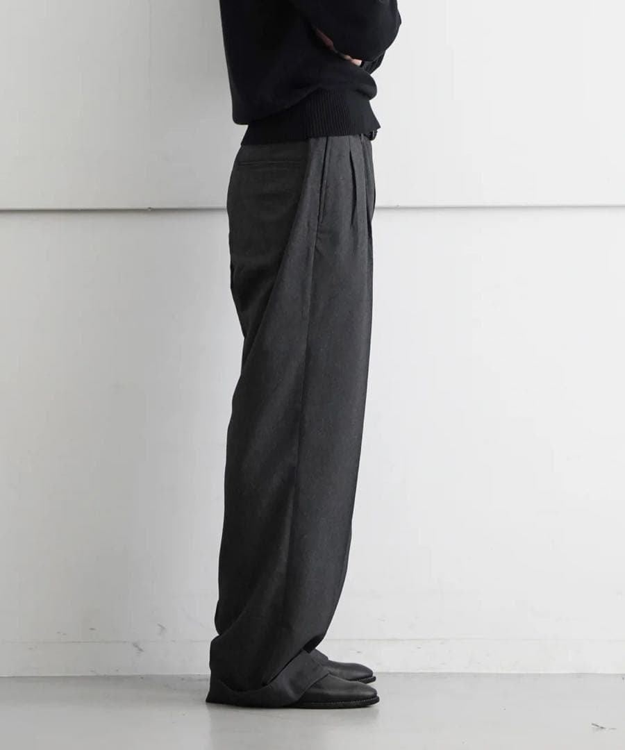 スーツ KAIKO Wide slacks \"GRAY\"