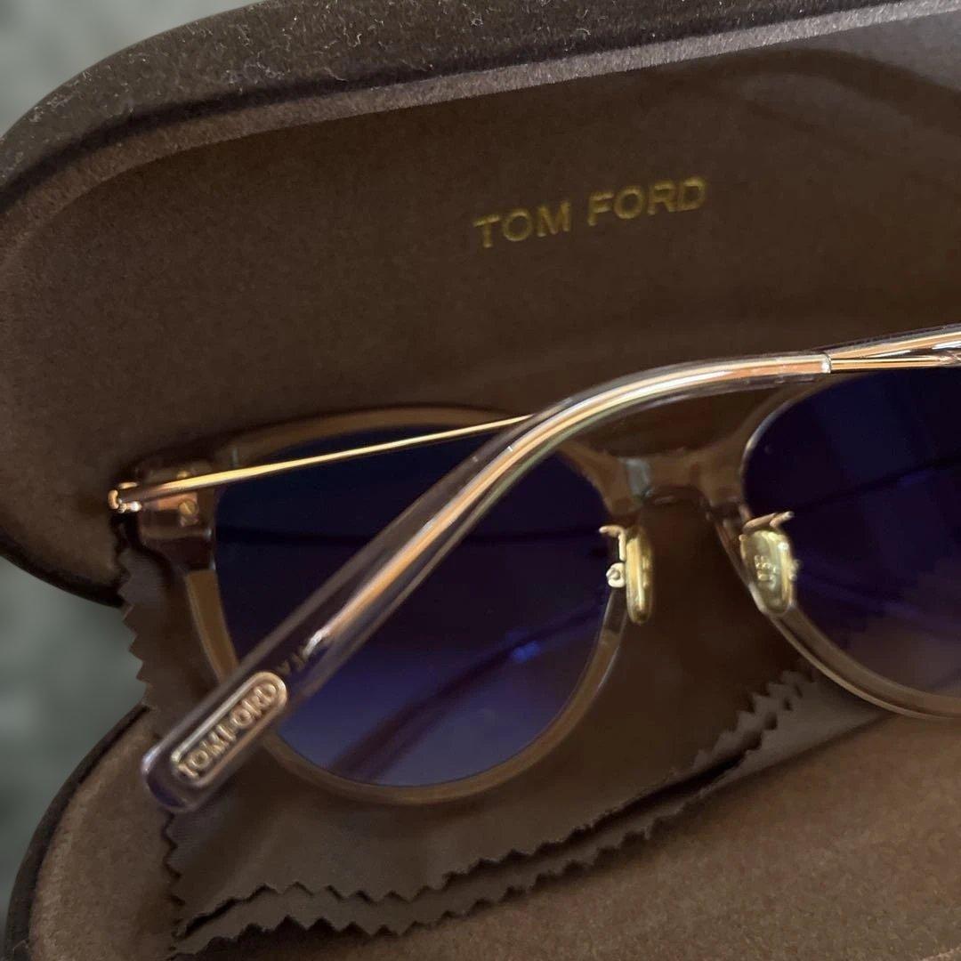 hidee　TOM FORD ブラウン サングラス