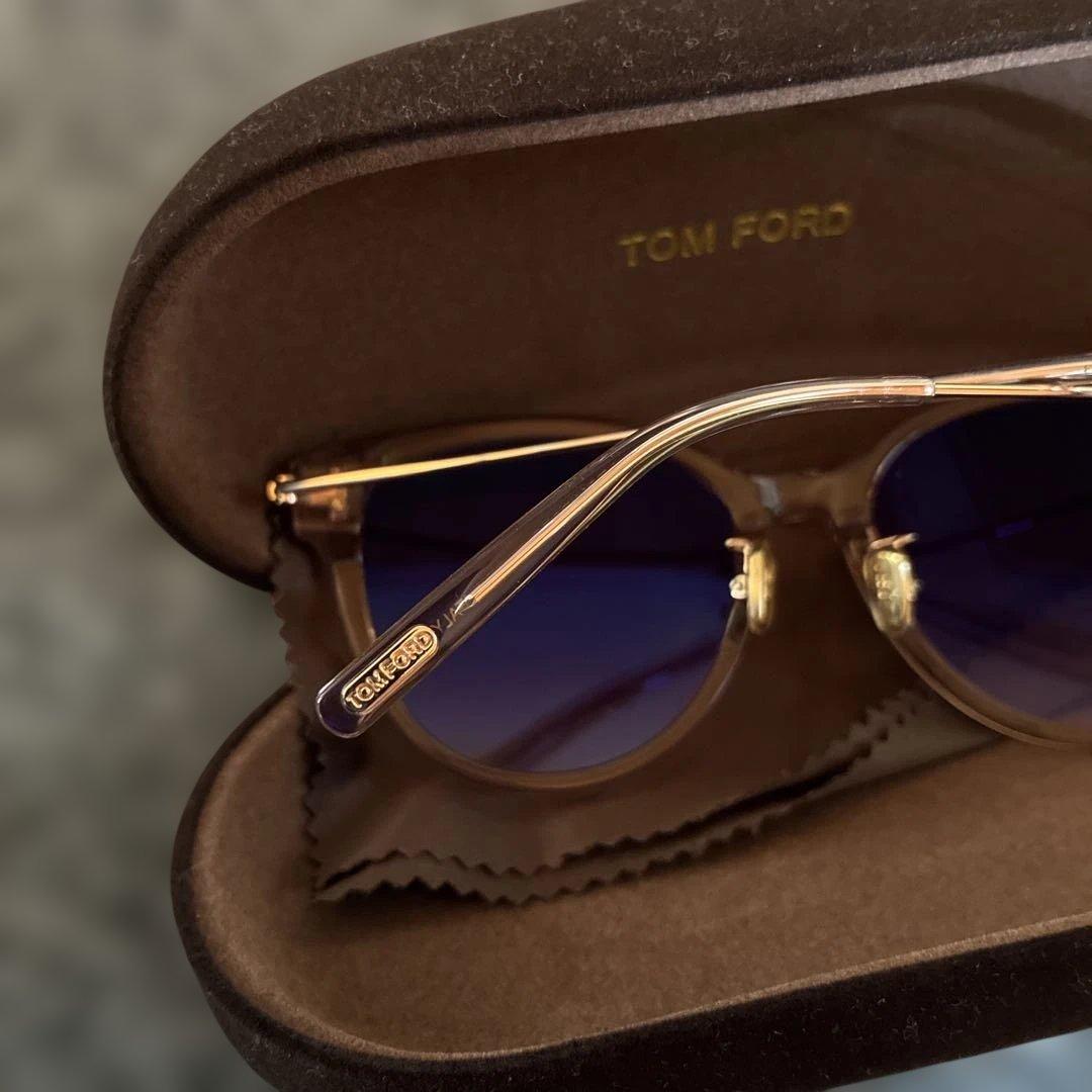 hidee　TOM FORD ブラウン サングラス