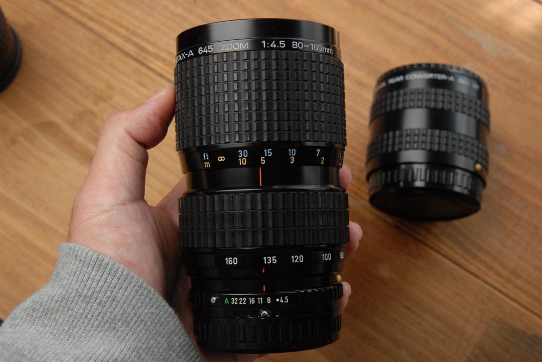 PENTAX645 80-160mm f4.5+200mm f4+リアコン付き
