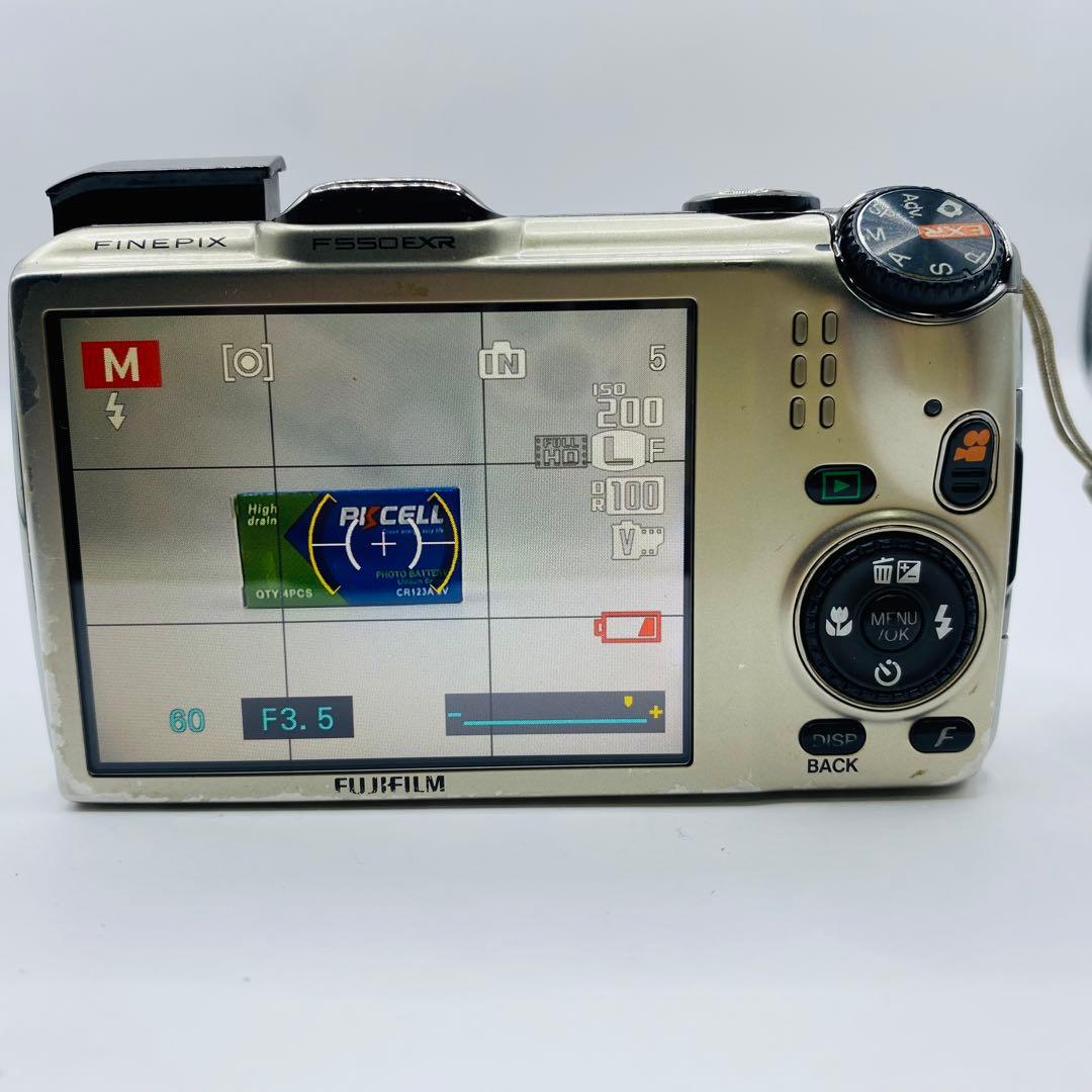 動作確認済 FUJIFILM FINEPIX F550 EXR デジタルカメラ