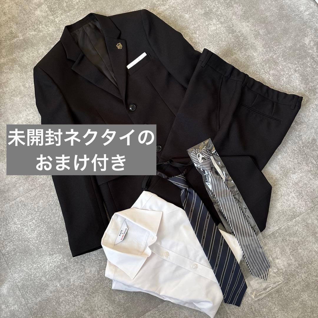 卒業式　スーツ　160 男の子　小学生 セットアップ　BEAMSDESIGN 黒