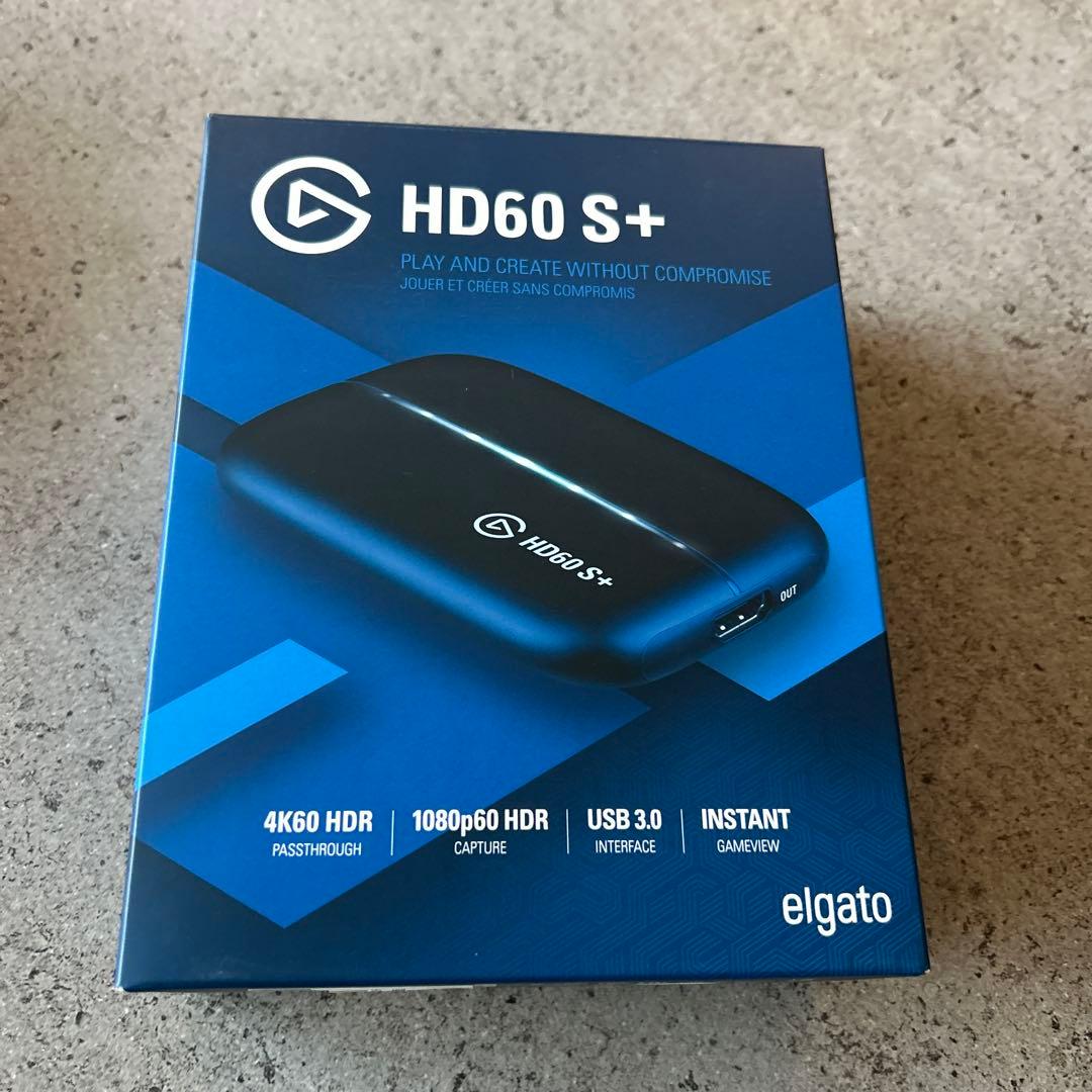 【箱付き】elgato HD 60 s+ キャプチャーボード