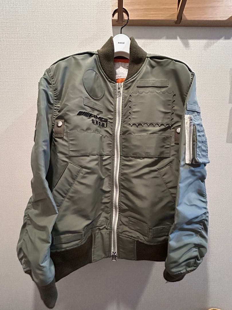 sacai メルセデス・ベンツ AMG コラボ　ボンバージャケット　MA-1
