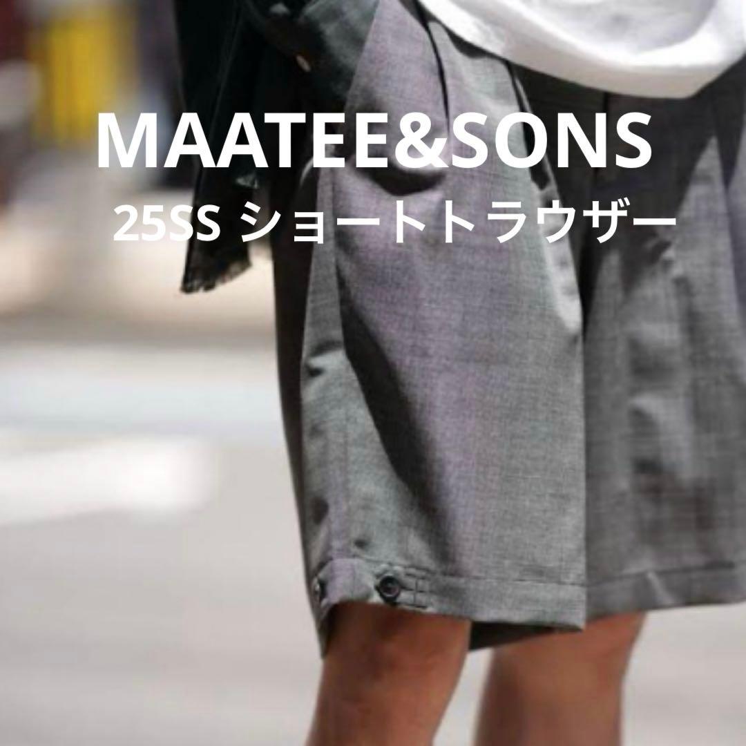 MAATEE&SONS SHORTTROUSER 25SS モヘア　パンツ　1
