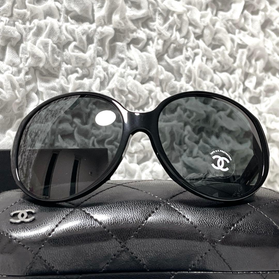 未使用品✨CHANEL ブラック サングラス ケース付き