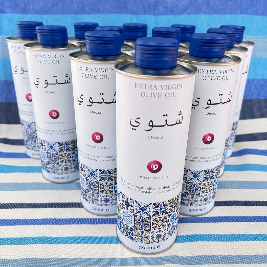 エキストラバージンオリーブオイル　コールドプレス手摘み　500ml×12本セット