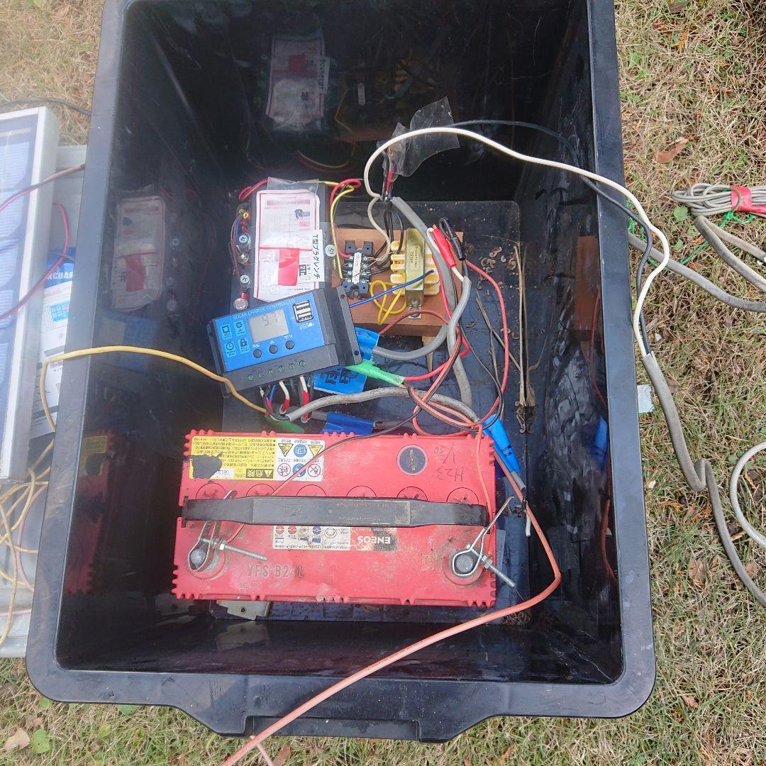 強力電気柵セット、高圧発生装置、ソーラーパネル１０ワット、チャージコントローラー