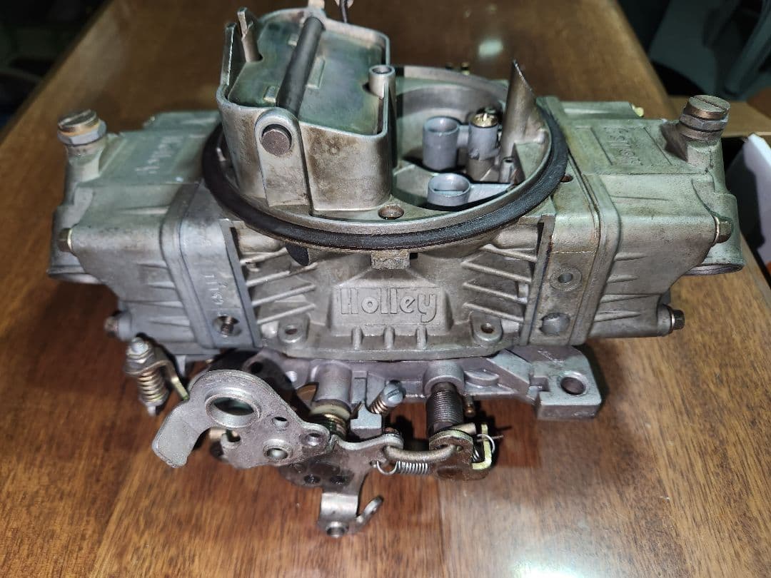 値下げholley ホーリーキャブレター　ダブルポンプ　600cfm　アメ車