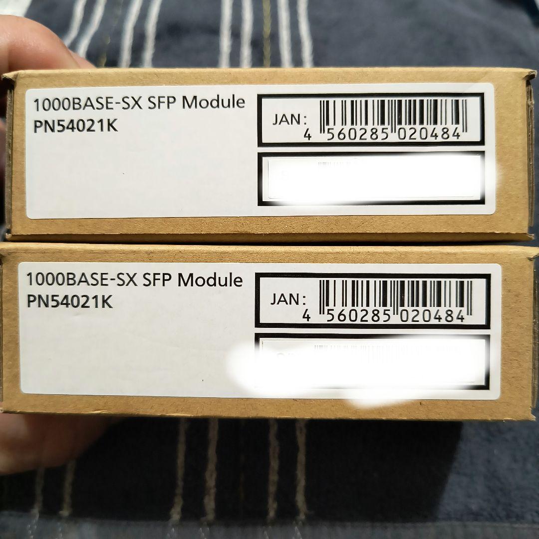 【値下げ中】1000BASE-SX SFP Module PN54021K 2個