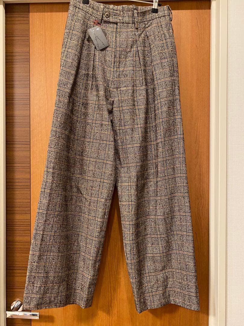 m’s braque TUCKED WIDE PANTS 34