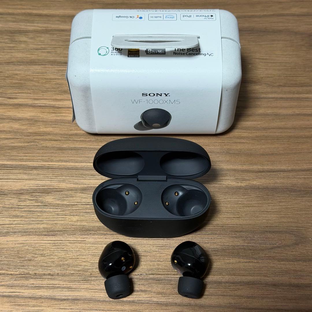 美品 SONY WF-1000XM5 ノイズアイソレーションイヤーピース付