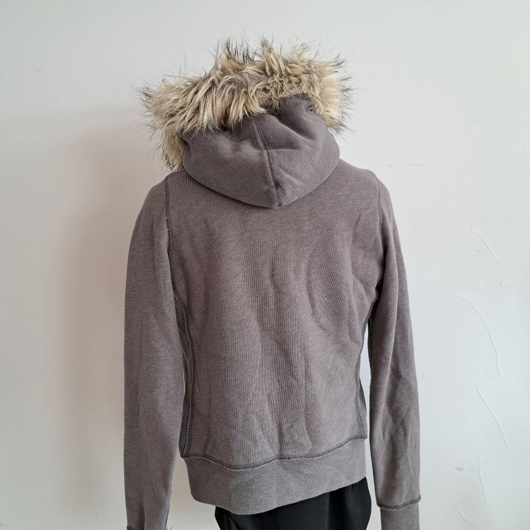 ナ*ベ様 Hollister ファージップパーカー 平成ギャル Y2K グランジ