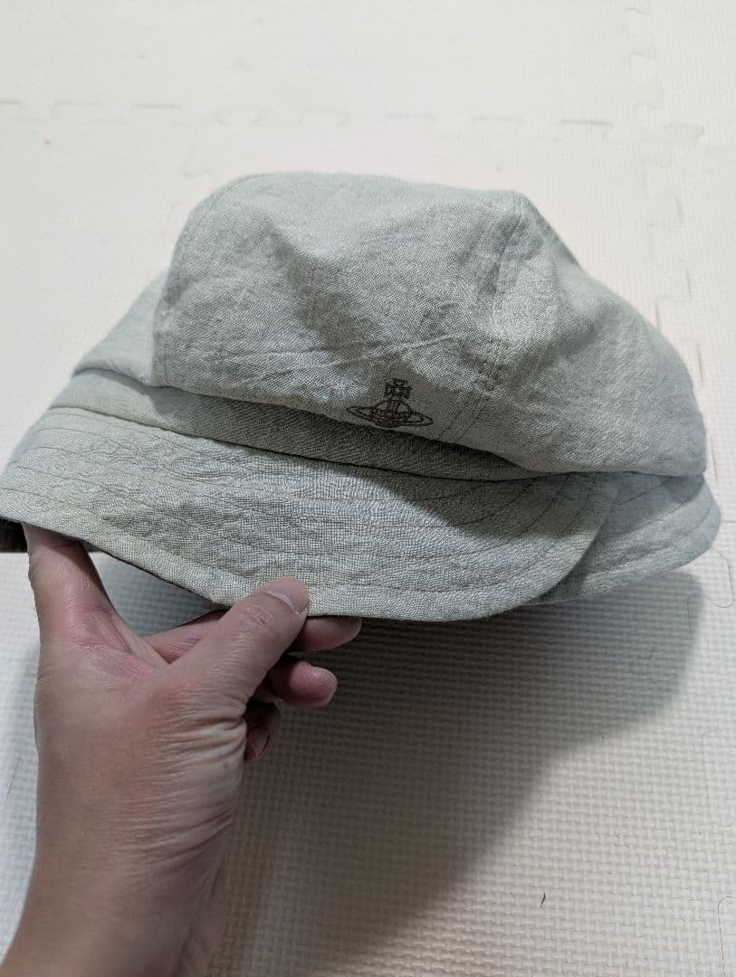 【美品】Vivienne Westwood グレーベージュキャスケット