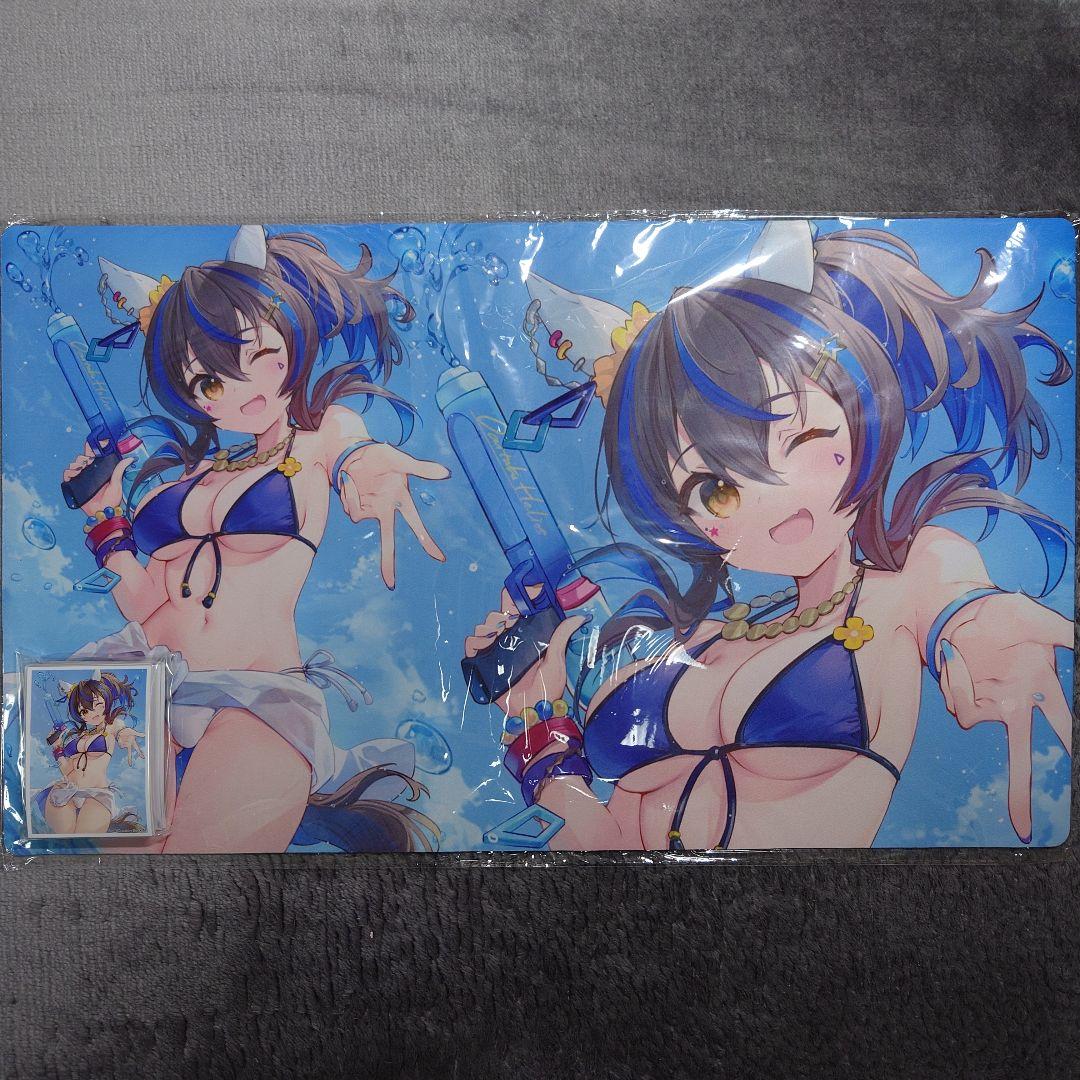 α2 ウマ娘 水鉄砲&水着 ダイタクヘリオス スリーブ&プレイマット