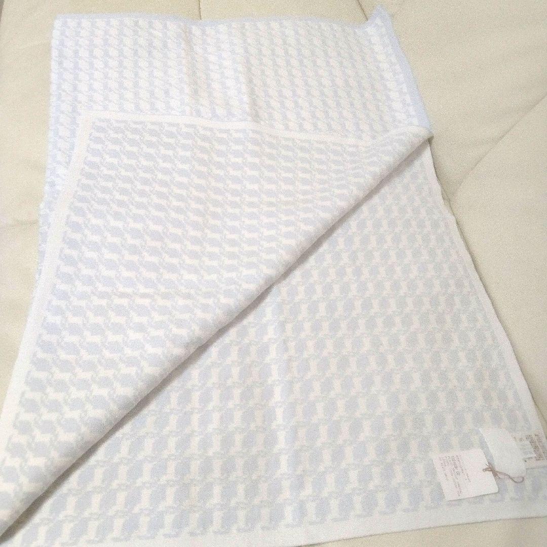 【即日発送】新品タグ付き　HERMES　エルメス　ベビー　ブランケット　綿　総柄