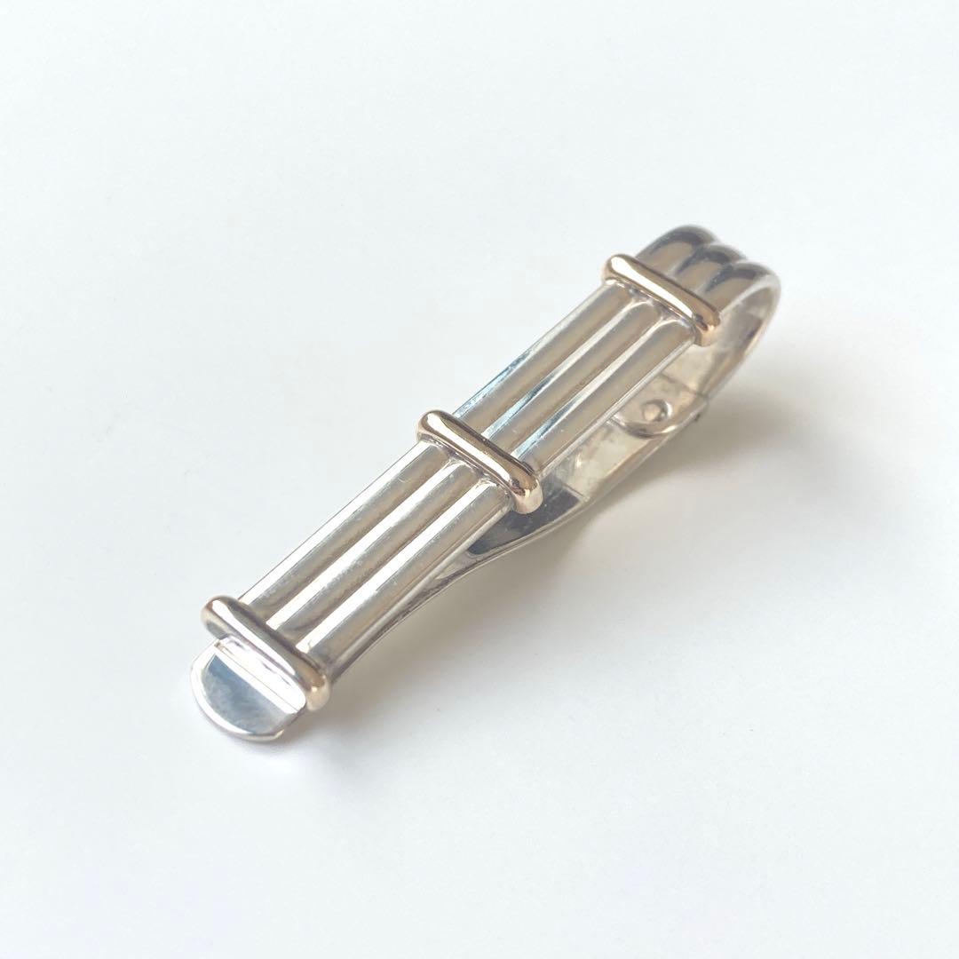 ティファニー ネクタイピン 14K & シルバー925 金 タイピン