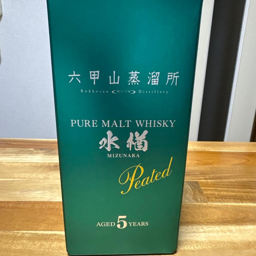 六甲山蒸溜所 水楢 Peated 720ml 42%