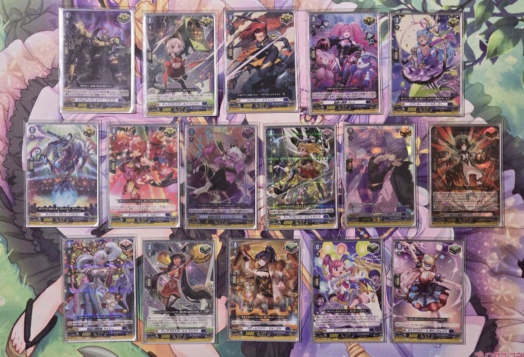 ヴァンガード　ケイオス　デッキ　パーツ・スリープ付き