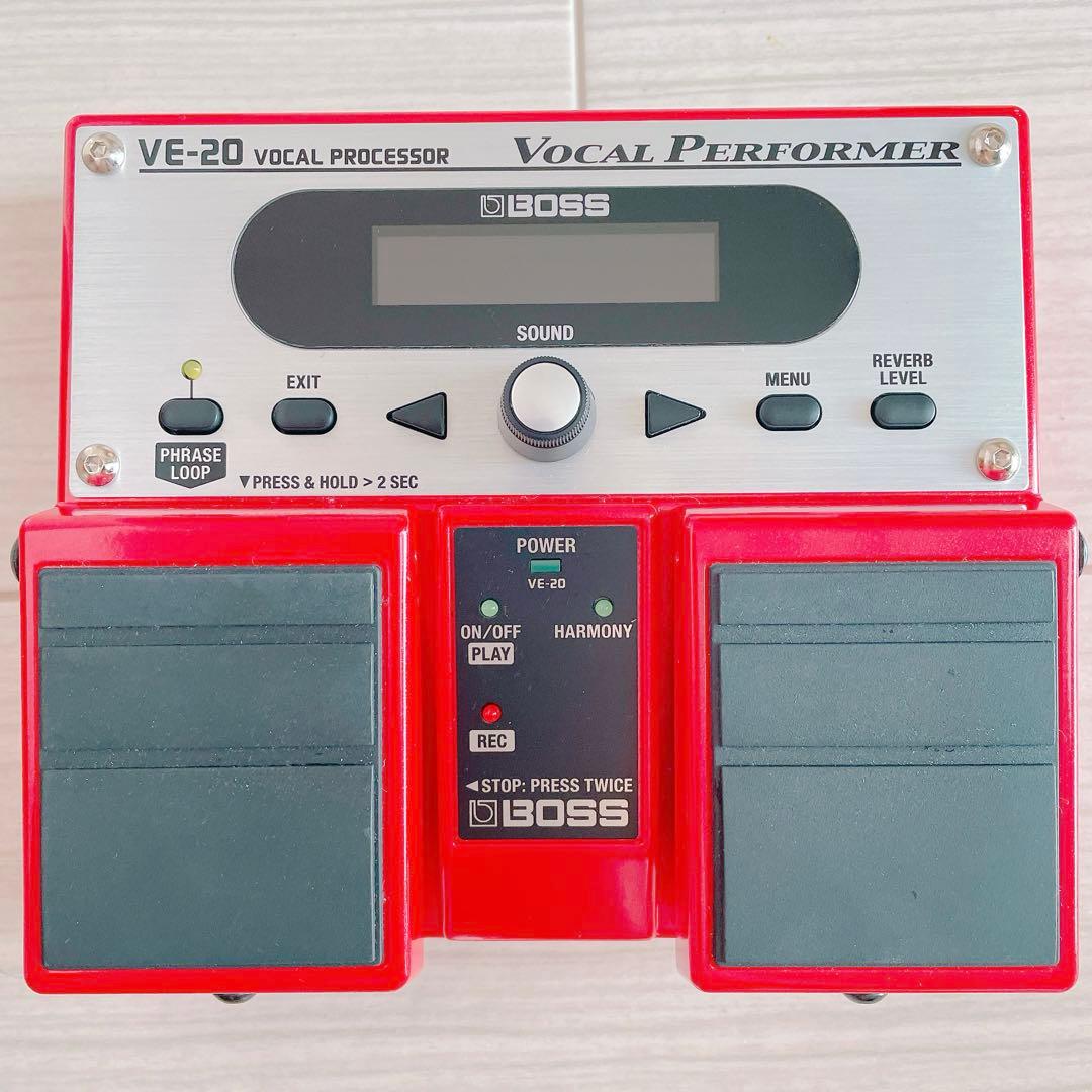 【美品】BOSS VE-20 ボーカルエフェクター　(ACアダプター付属)