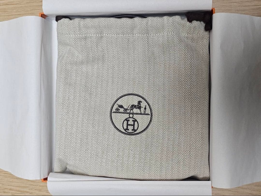 【新品未使用】エルメス ケリー ベルト エトゥープ シルバー金具 K刻印