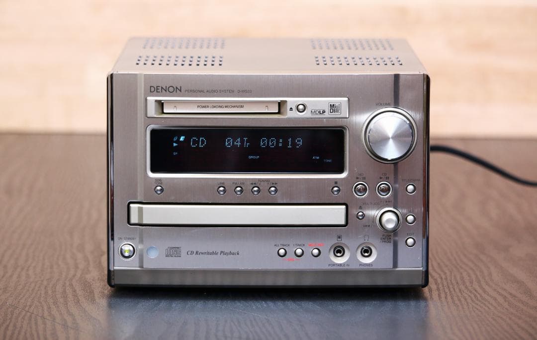 DENON D-MG33 CD/MD/TUNER/AMP　ミニコンポ 　美品