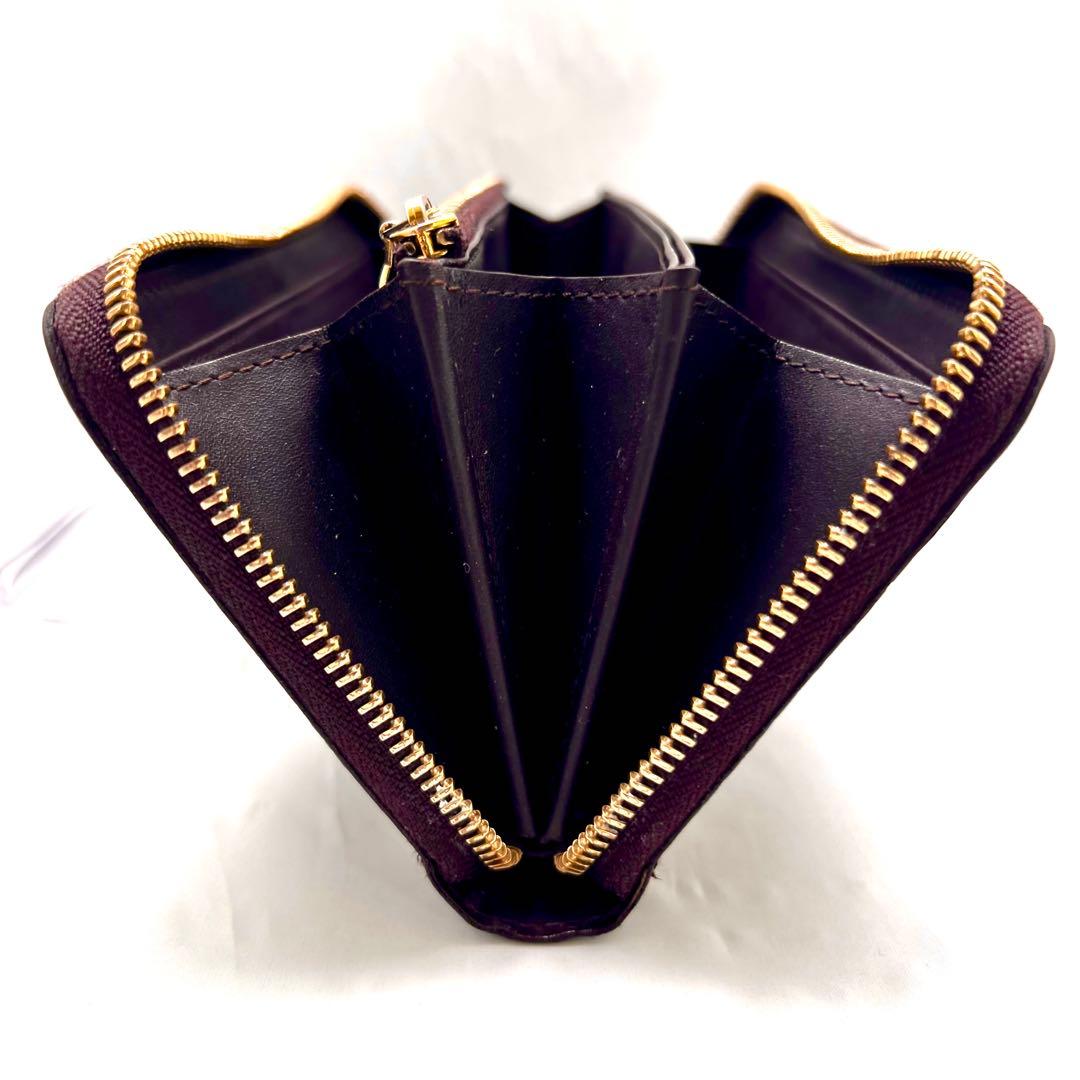 ルイヴィトン ジッピーウォレット ヴェルニ アマラント M93522モノグラム