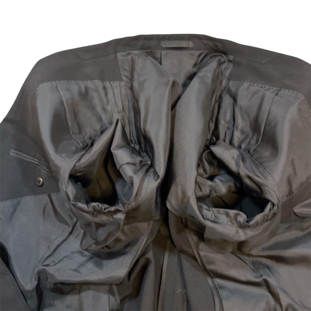 【極美品】バーバリーズ ブラック ダブルブレストスーツ 高級スーツ セットアップ