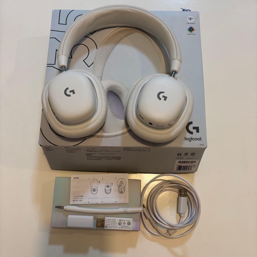 【美品】logicool G735 ゲーミングヘッドセット