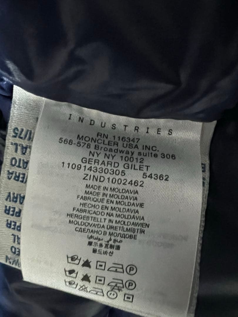 M*士様 モンクレール ダウンベスト MONCLER