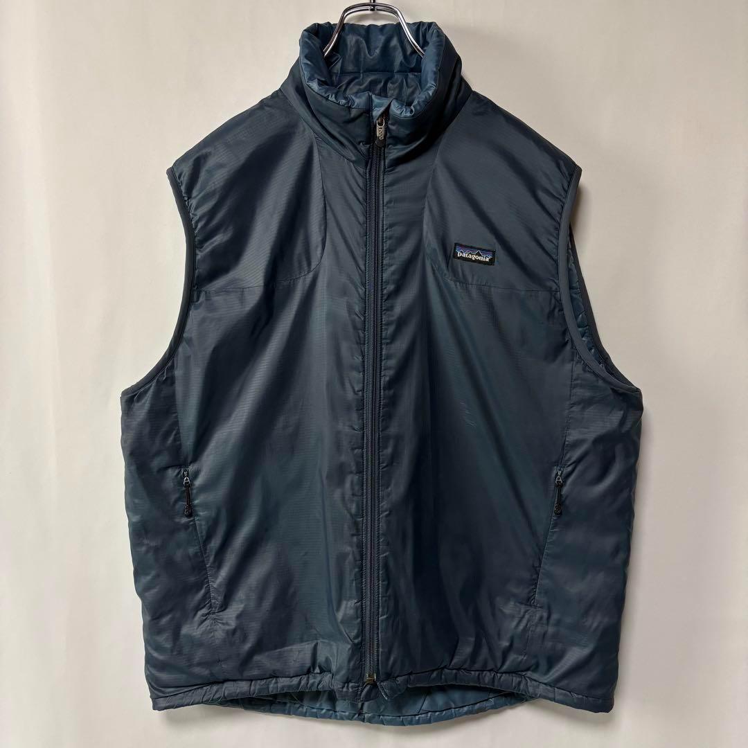 パタゴニア　マイクロパフボールベスト　XLサイズ　ネイビー　古着　07年製