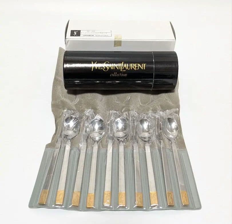 YSL イヴサンローラン yamaka カトラリー デザート スプーン ピック