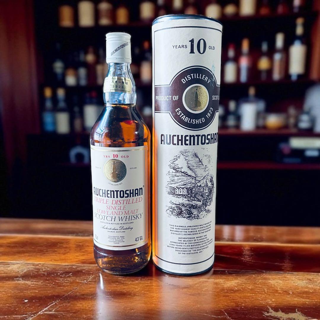 古酒 特級オーヘントッシャン AUCHENTOSHAN 10年　東京税関5926