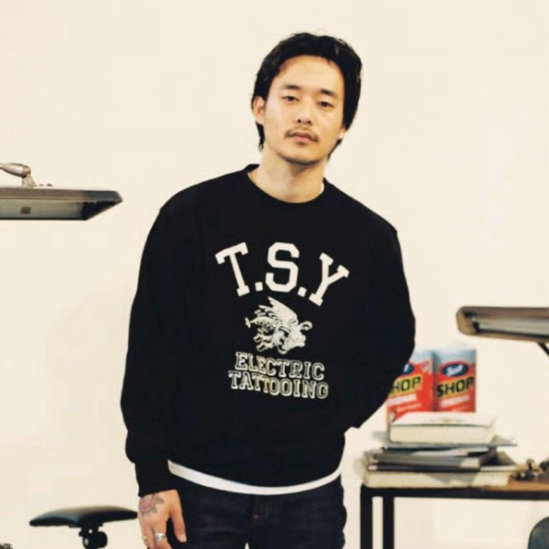 TATOO STUDIO YAMDA スウェット リバースウィーブ　L