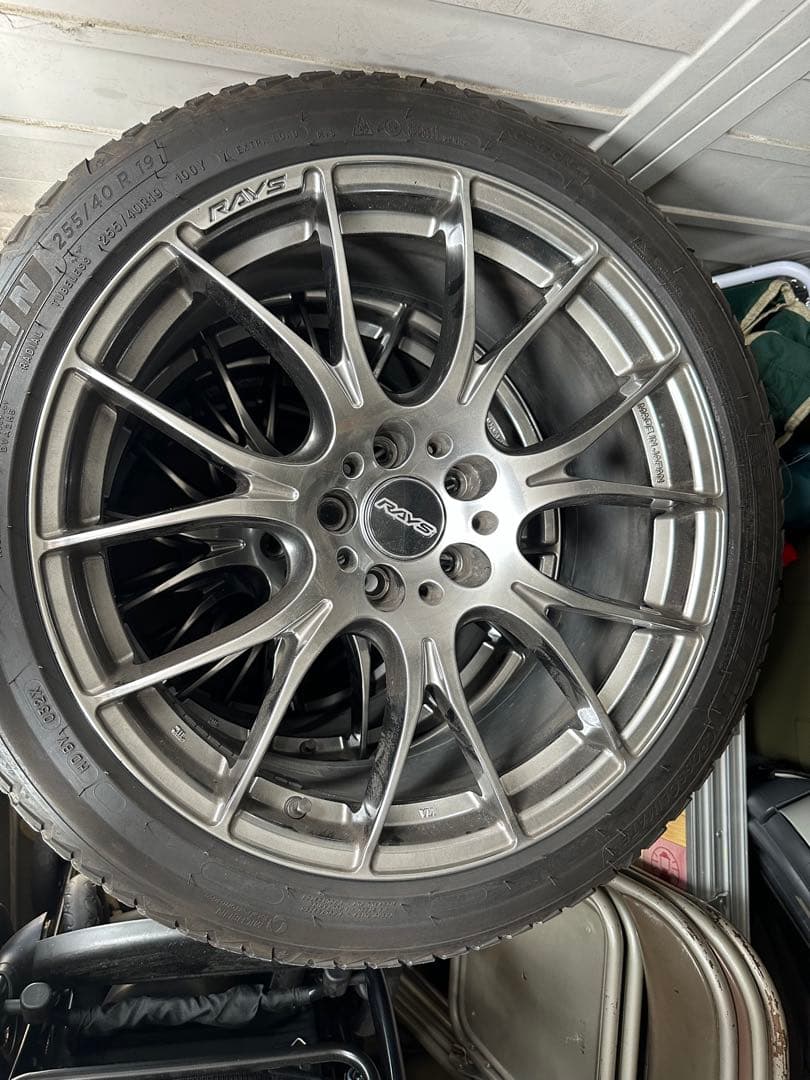 大人気！！　格安RAYS 19インチホイールセット MICHELINタイヤ