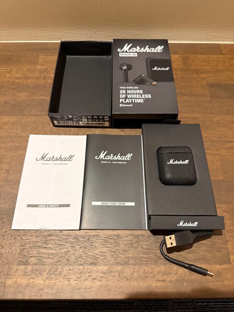 Marshall Minor III ワイヤレスイヤホン　美品