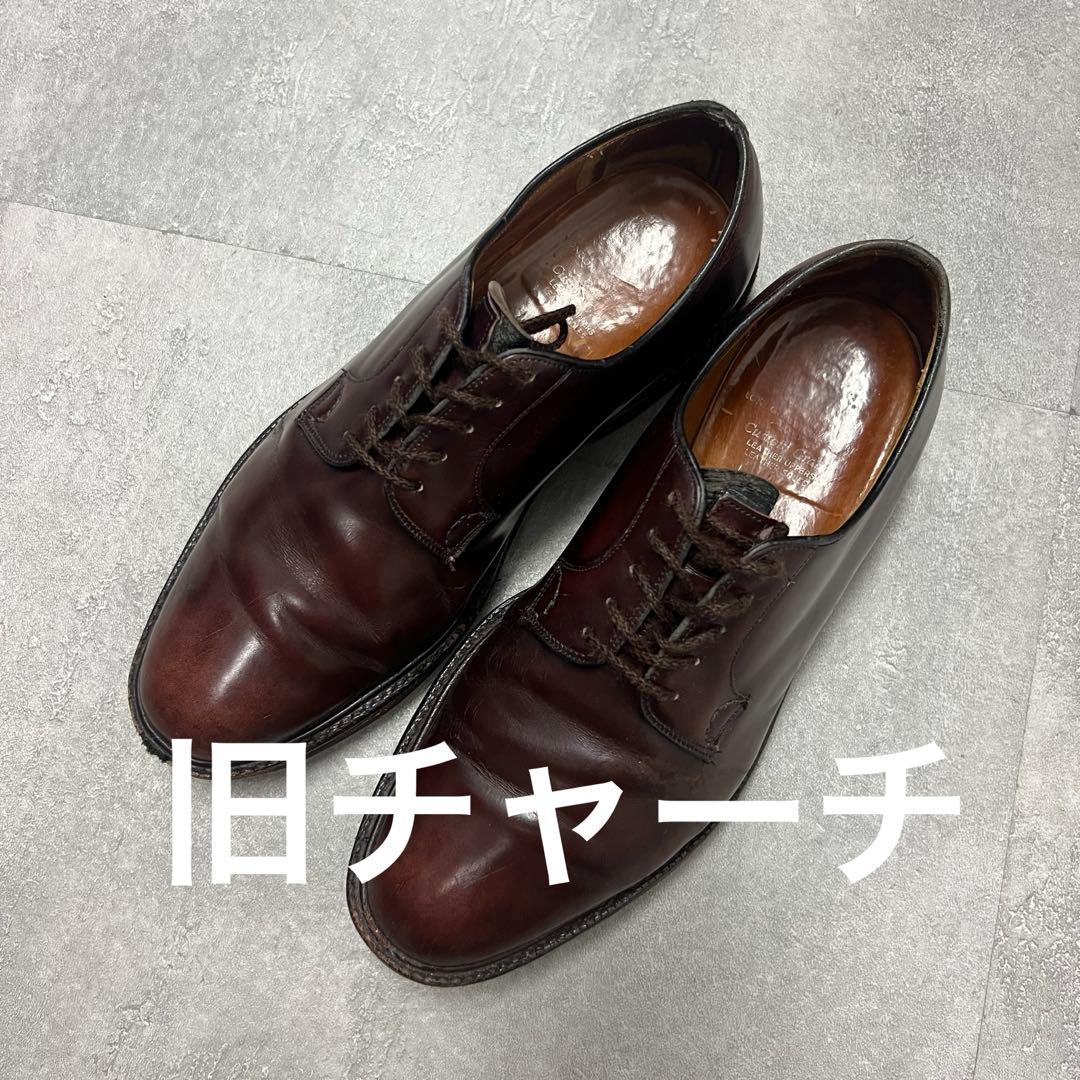 ヴィンテージChurch's旧チャーチレザーシューズドレスビジネスオールド革靴