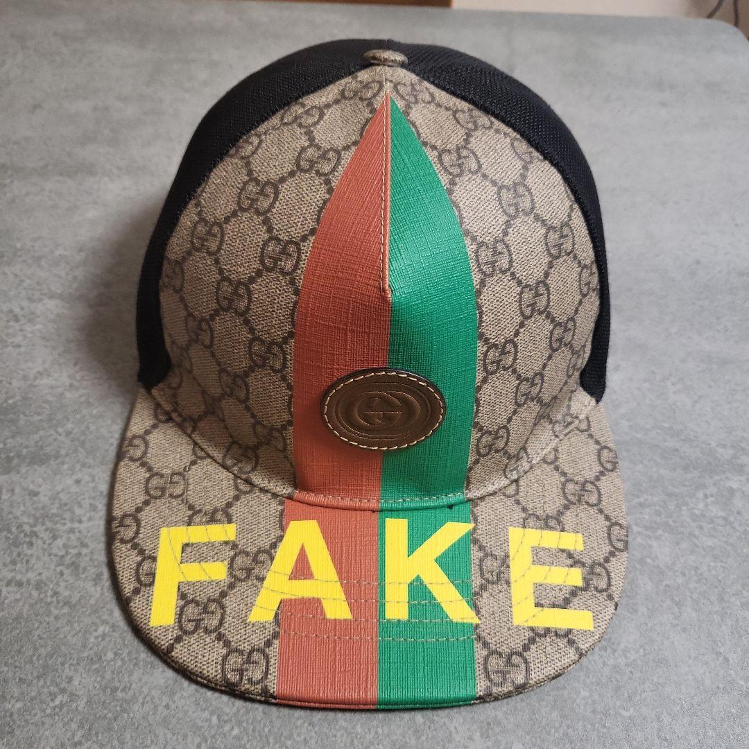 GUCCI グッチ FAKE NOT GGスプリーム キャップ