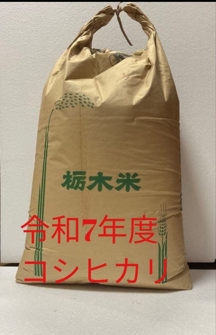 令和7年度　京都府産　コシヒカリ自家生産　説明欄必読　精米済み　30キロ