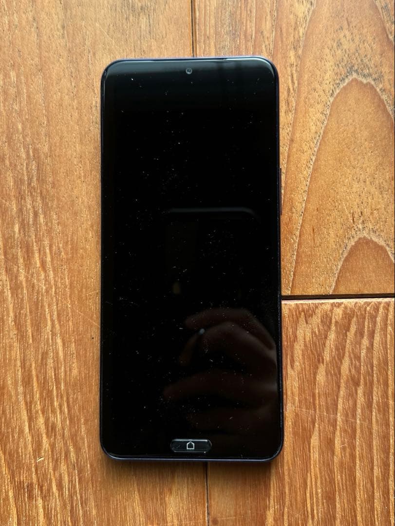 「らくらくスマートフォンLite MR01」 ディープブルー 本体 SIMフリー