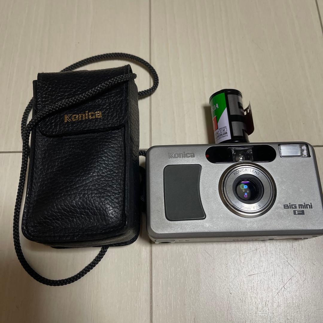 美品フィルムカメラ Konica Bigmini F コンパクトフィルム
