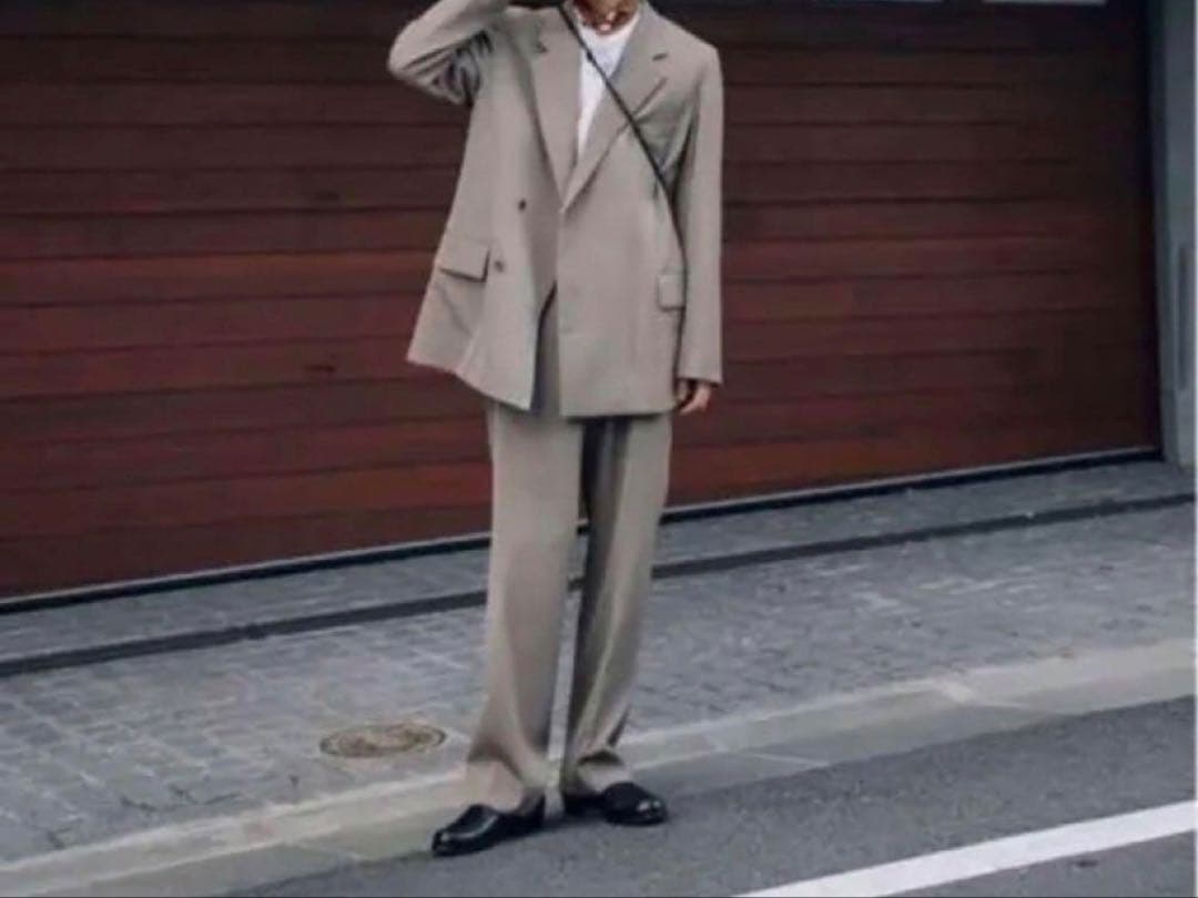 パンツ auralee wool max gabardine slacks pants