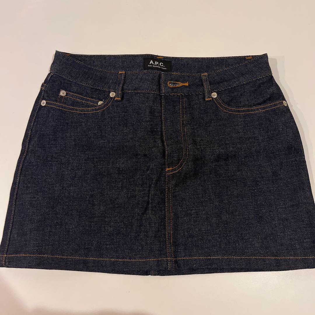 APCデニムスカート ミニスカート