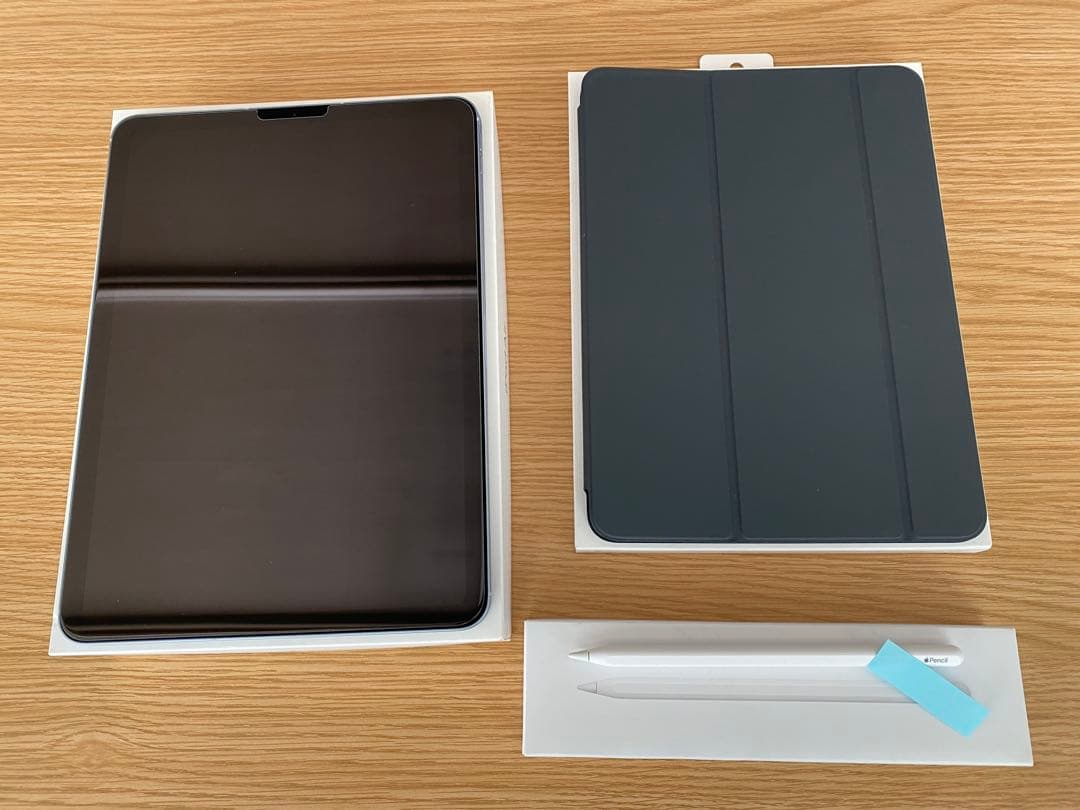 iPad Air 第4世代　純正スマートフォリオ　アップルペンシル　SIMフリー