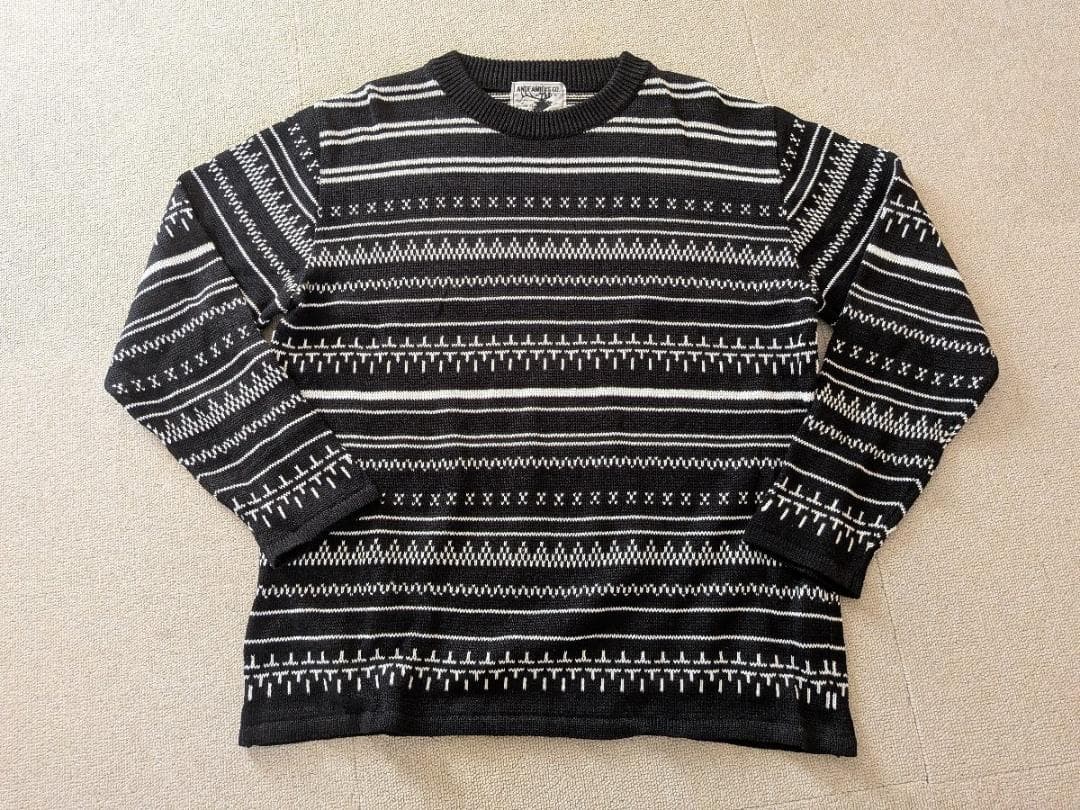 アンドファミリーズ スプリング フィールド セーター ジャガード ニット L