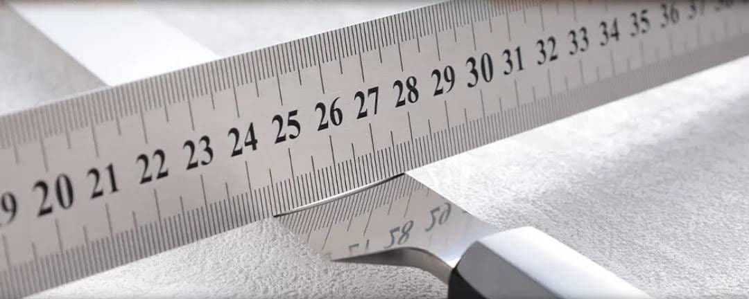 ステン本焼V金10号先丸柳刃包丁30cm黒水牛黒檀八角柄