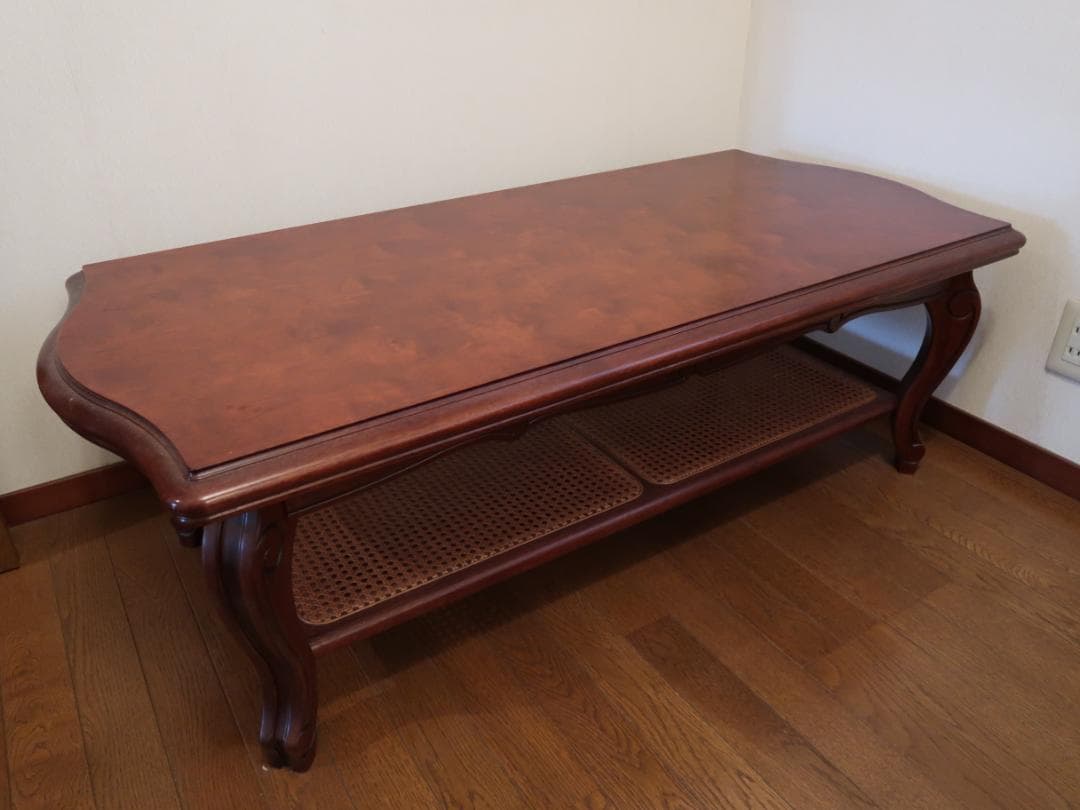 ローテーブル　センターテーブル　カリモク　コロニアル　猫脚　karimoku