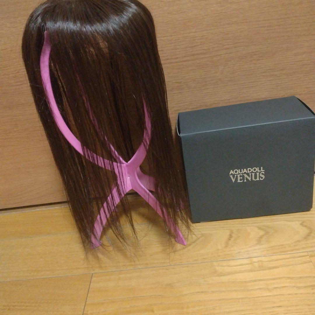 AQUADOLL VENUS 前髪ウィッグ ダークブラウン人毛100%